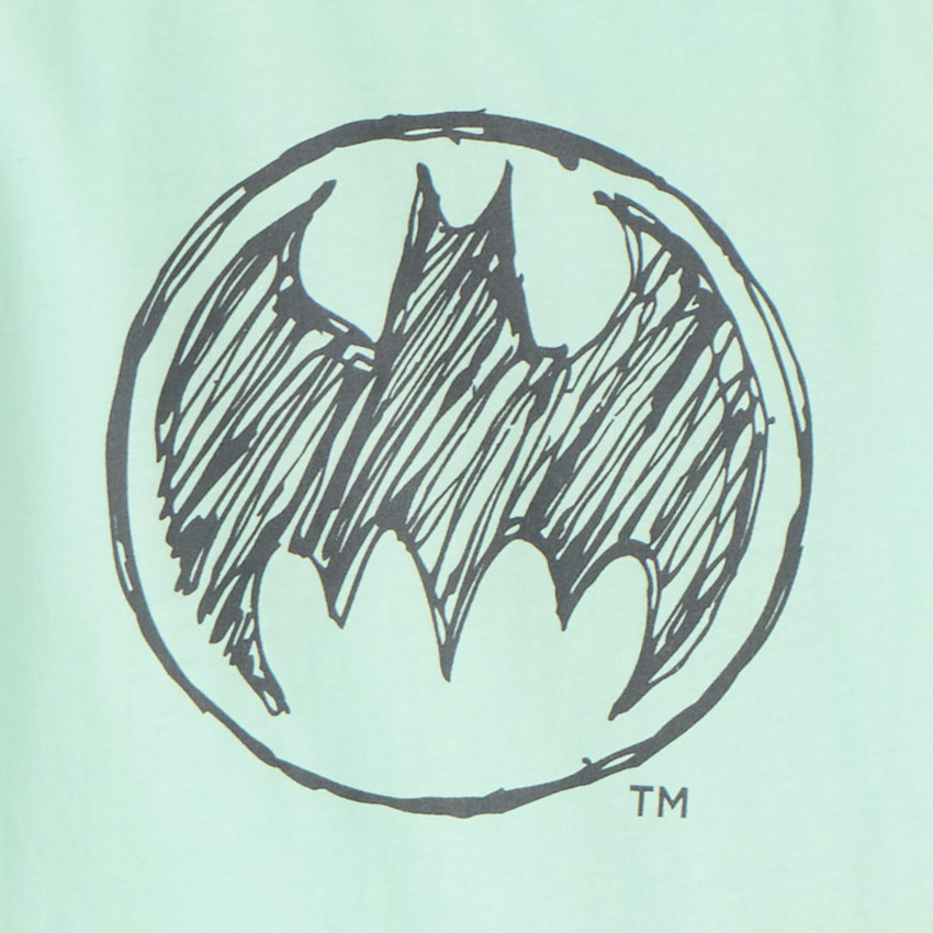 Set de pyjama court 2 pièces débardeur + short imprimé Batman Warner pour garçon 
