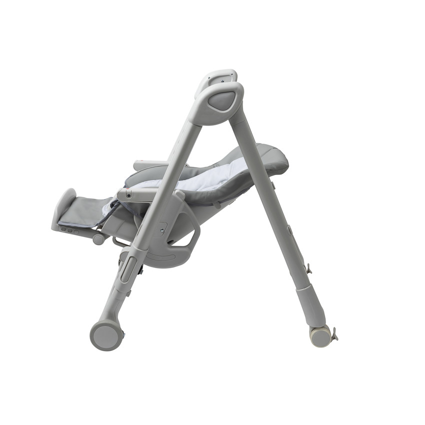 Chaise haute réglable multifonctions Harper gris 