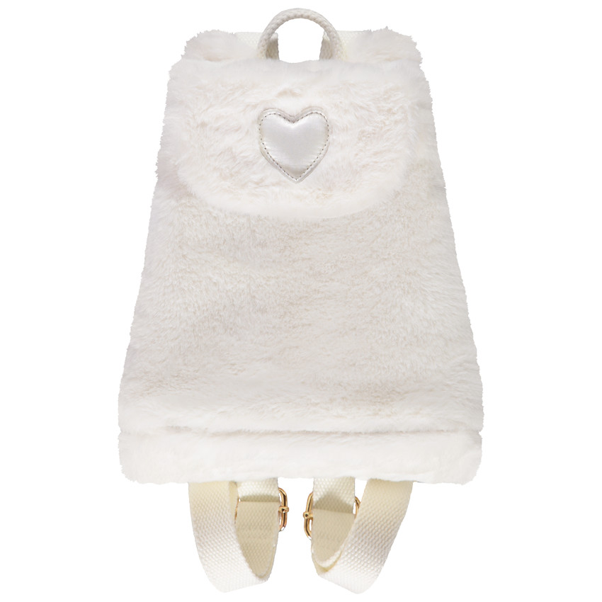 Sac à dos en fausse fourrure pour bébé fille 