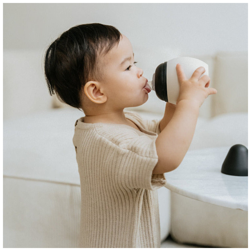 Tasse d'apprentissage Bubble anti-fuite silicone Sauge 