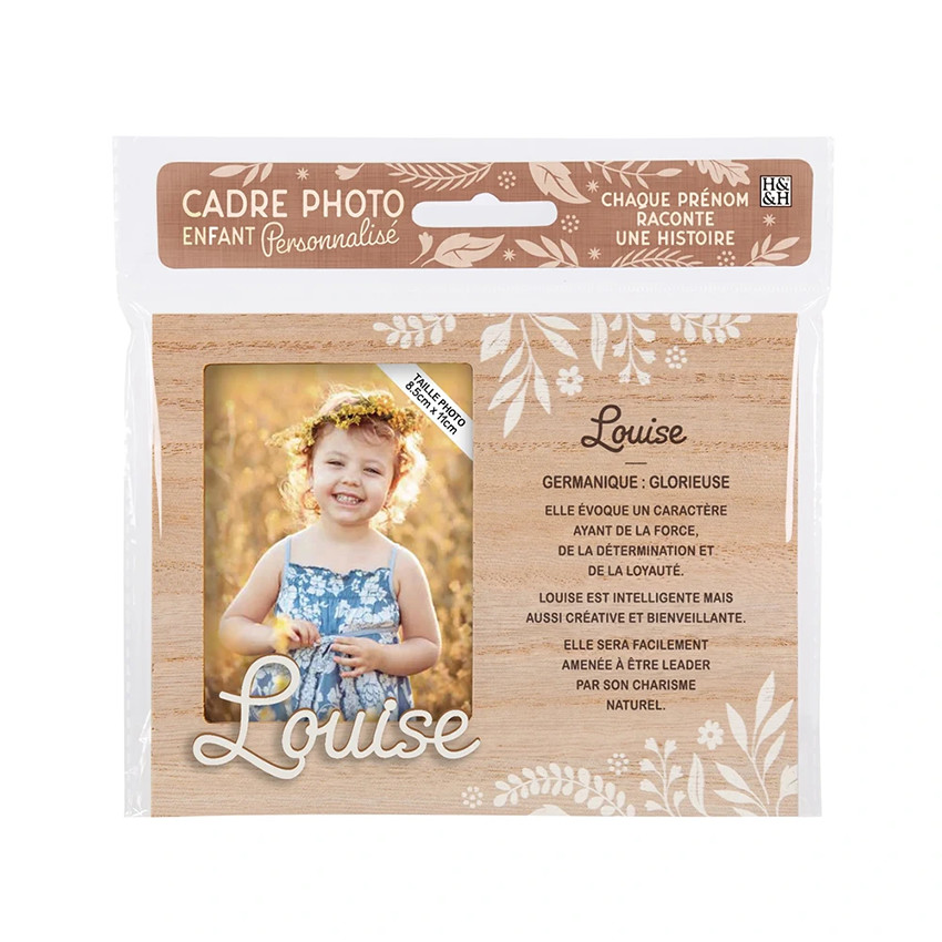 Cadre photo personnalisé 18,5 x 14,5 cm Louise 