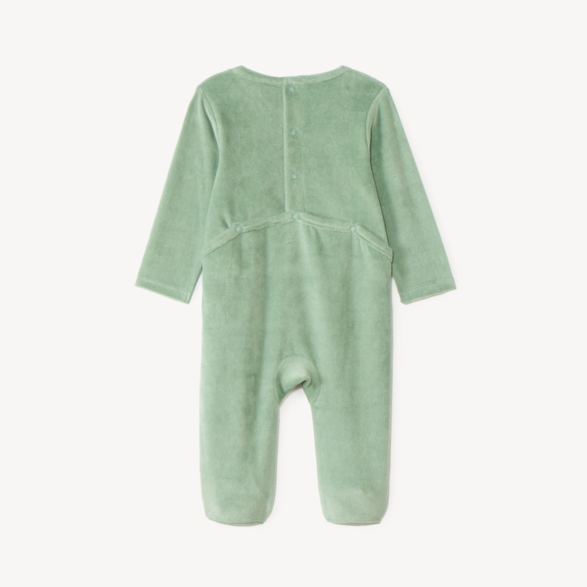 Dors-bien bébé garçon en velours print mignon 