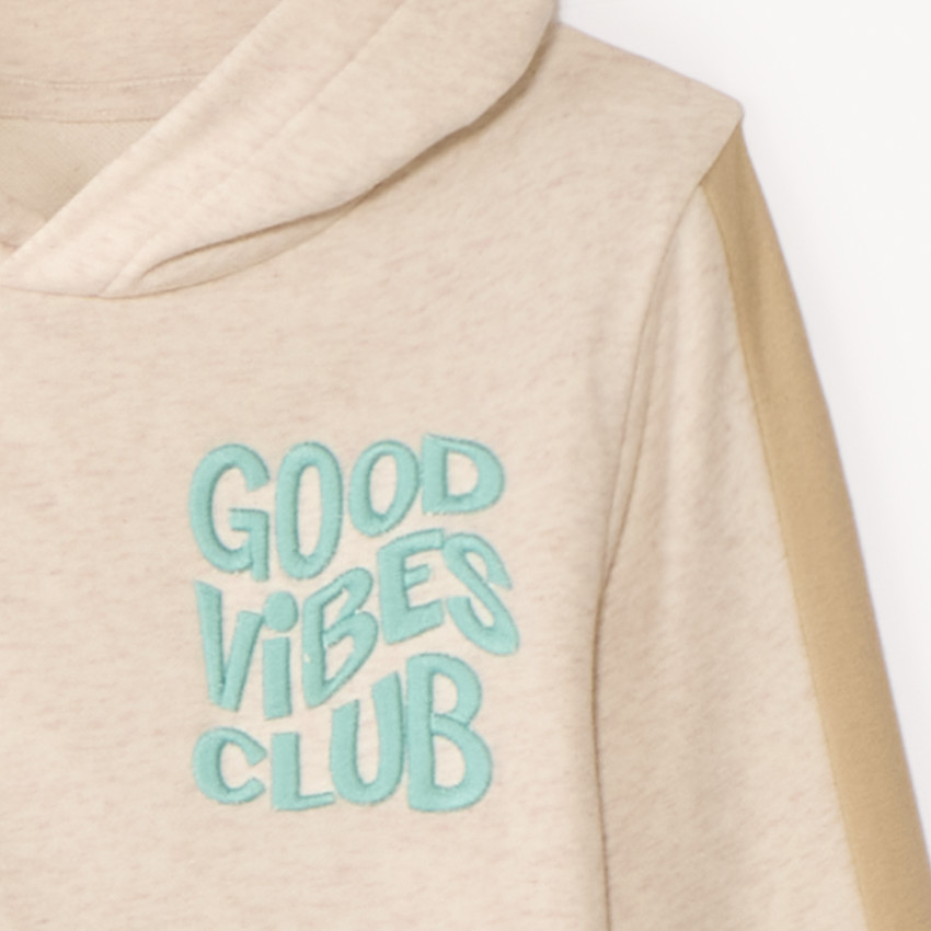 Ensemble jogging molleton chiné pour garçon 