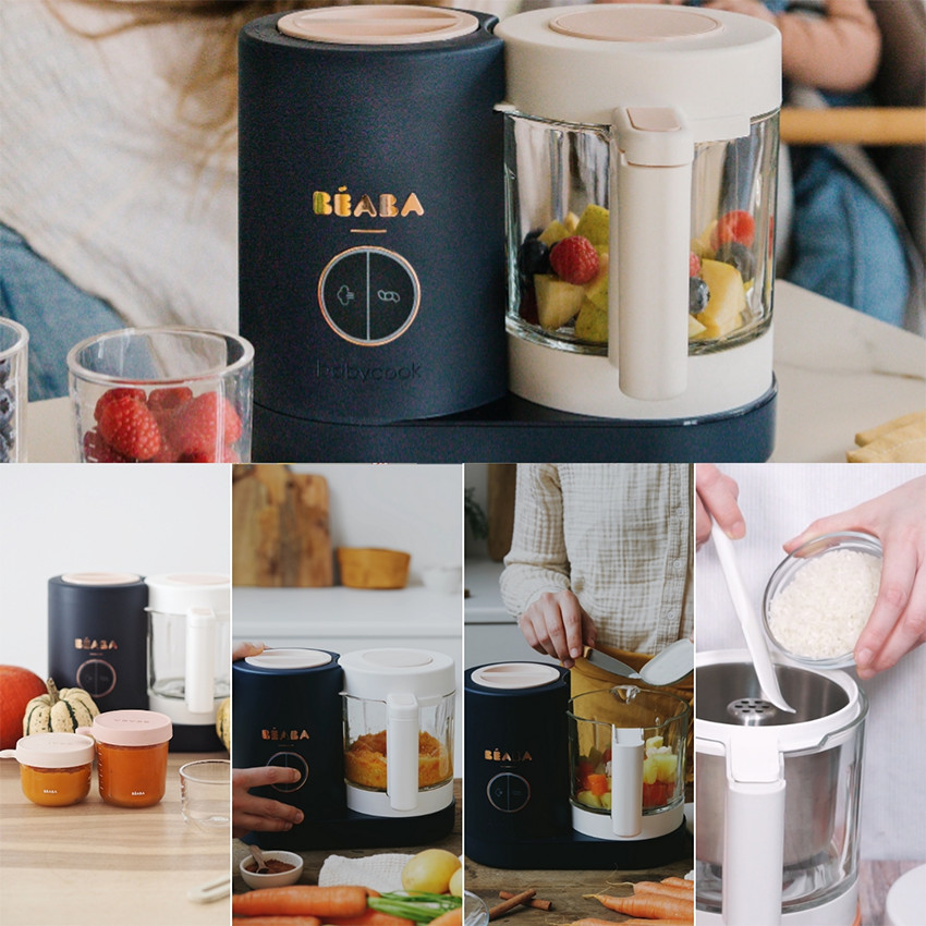 Babycook Néo robot cuiseur bébé 6 en 1 made in France bleu nuit - Bleu marine (Beaba) - Image 3