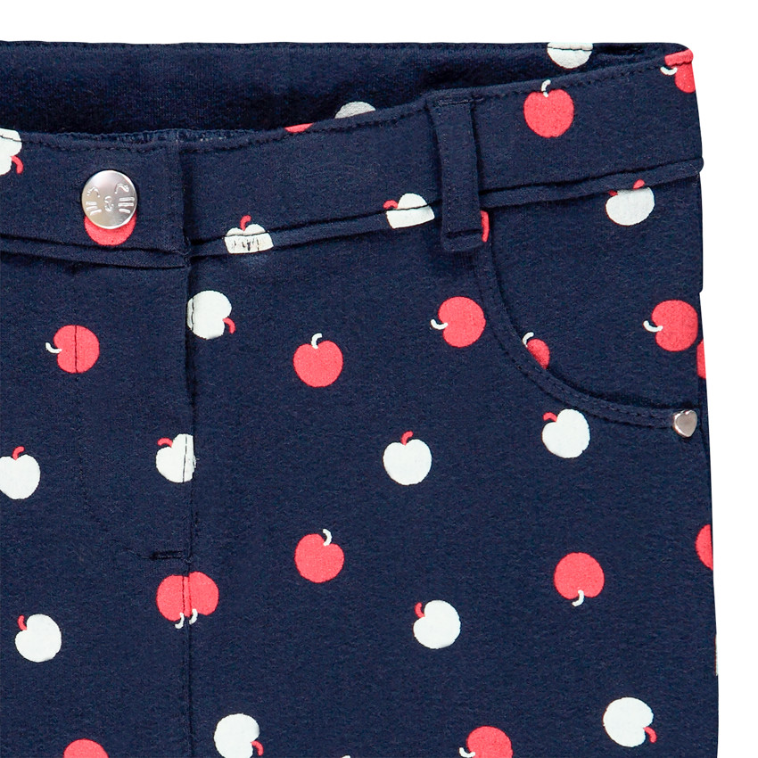 Jegging imprimé pomme pour bébé fille 
