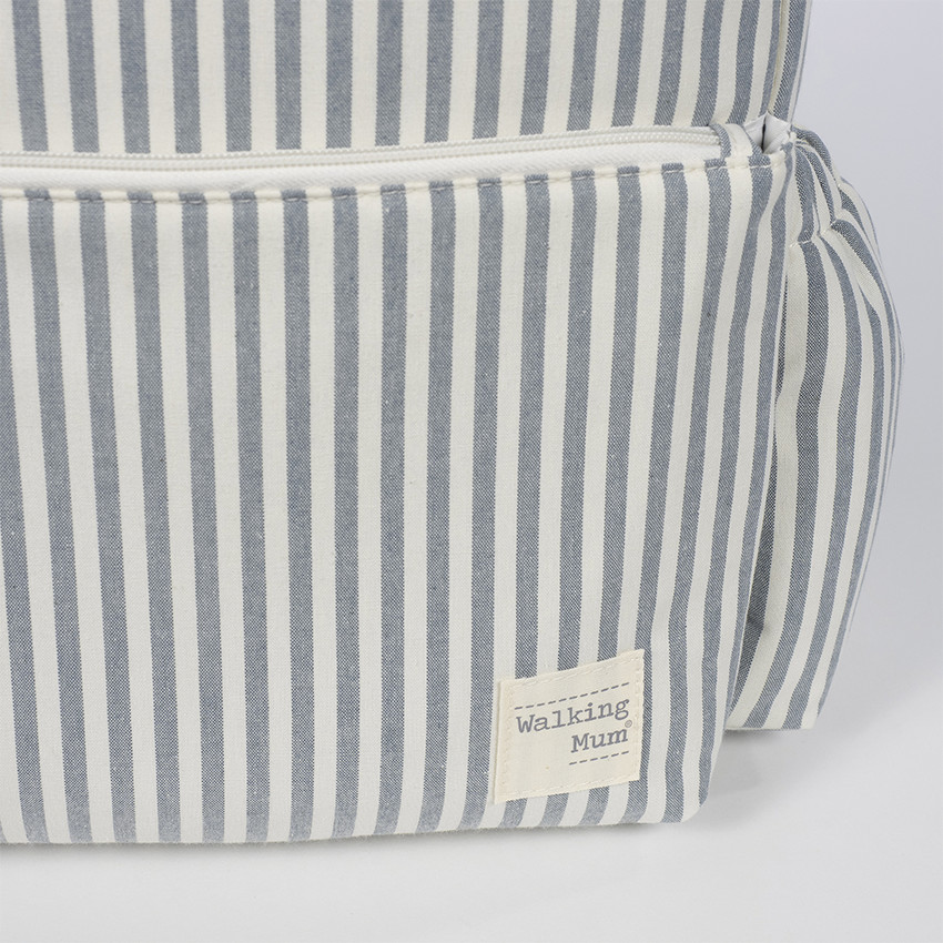 Sac à dos à langer Praliné à rayures - Matcha 