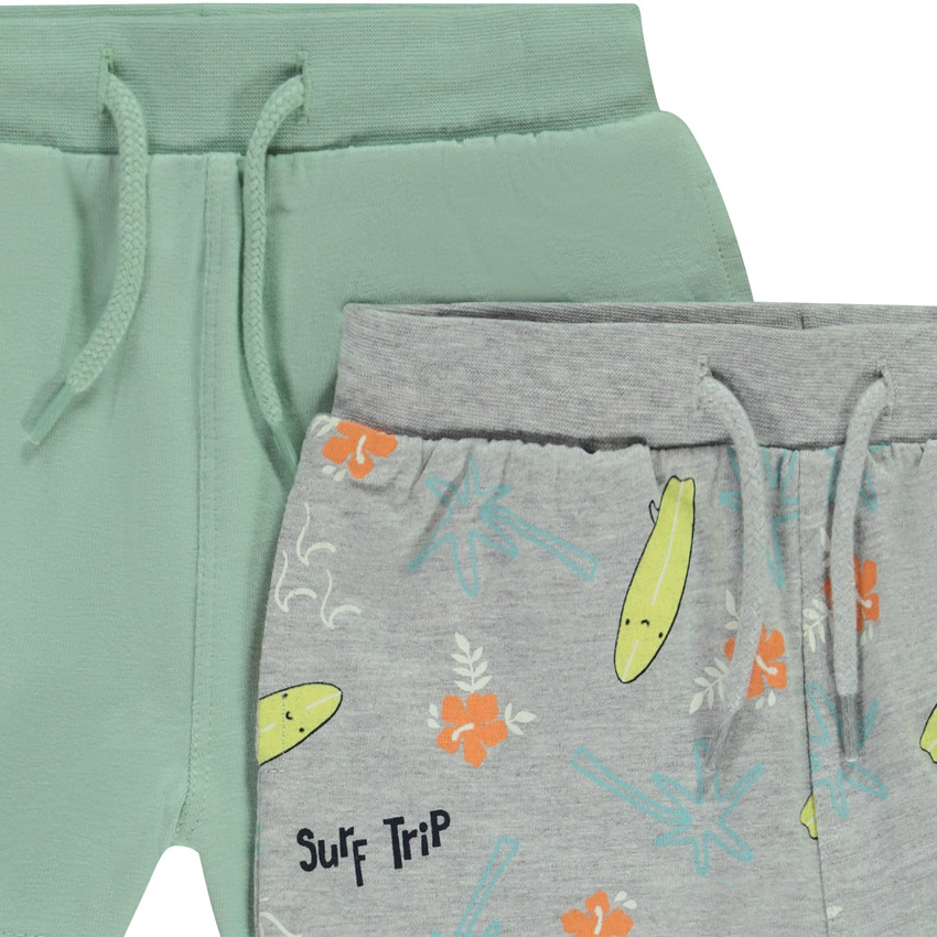 Lot de 4 bermudas fantaisie pour bébé garçon 