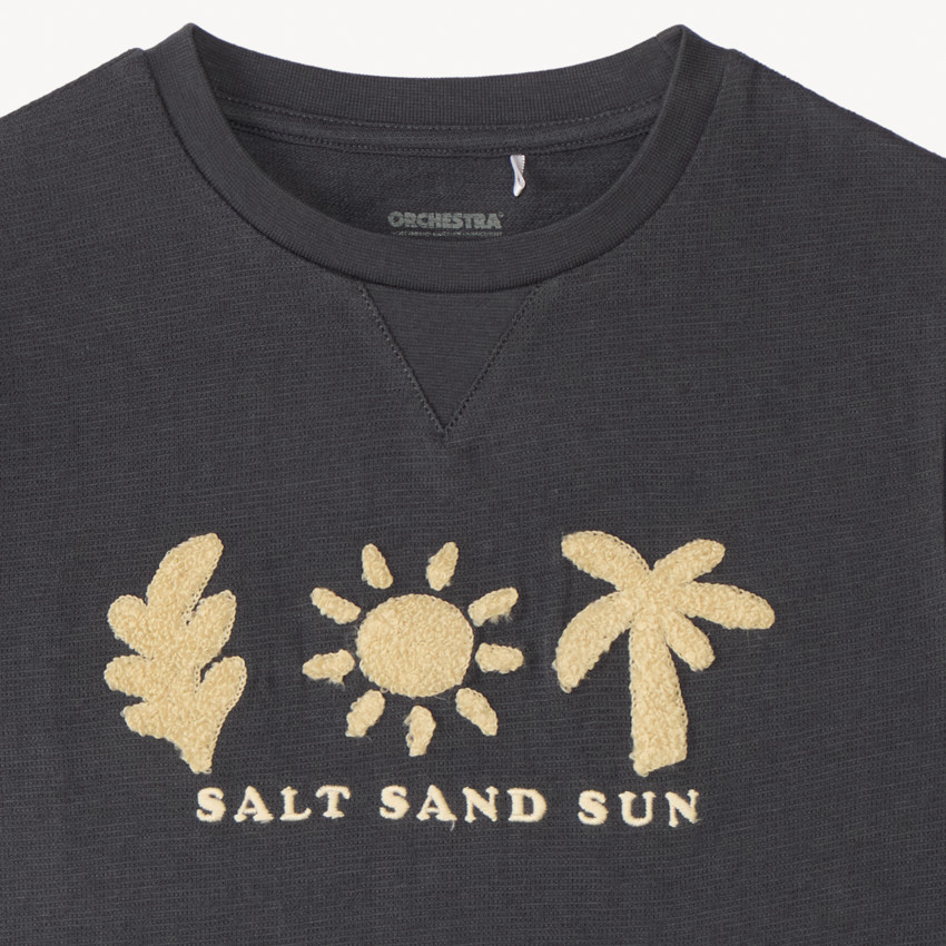 Débardeur patch bouclette soleil pour garçon 