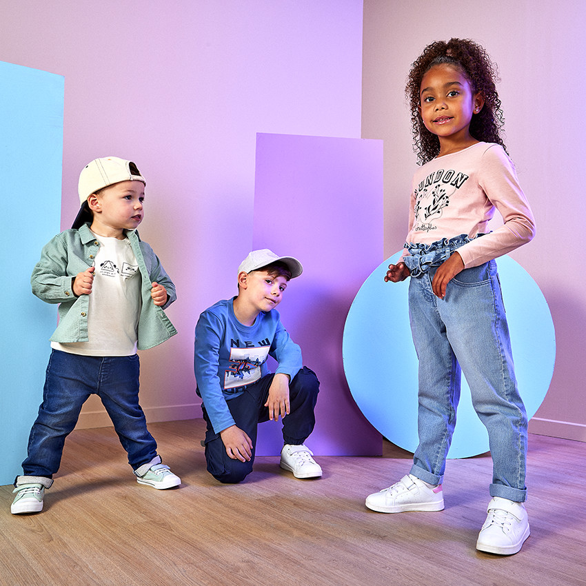 T-shirt manches longues print fantaisie pour bébé garçon 