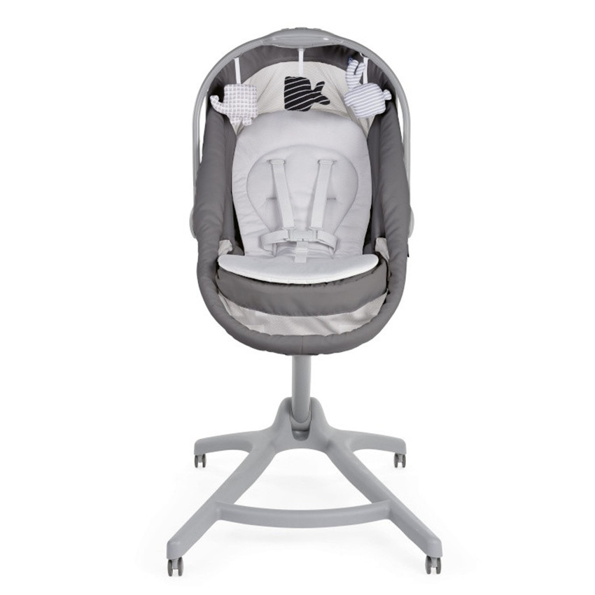 Transat Baby Hug Air 4 en 1 - Dark Grey 