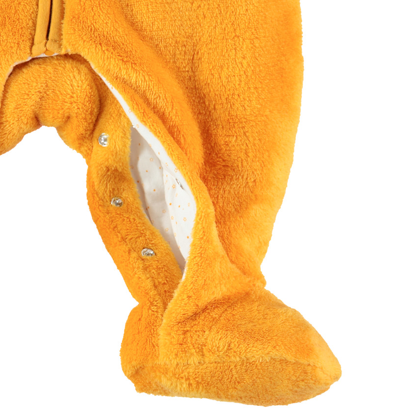 Combi-pilote en sherpa à oreilles en relief 