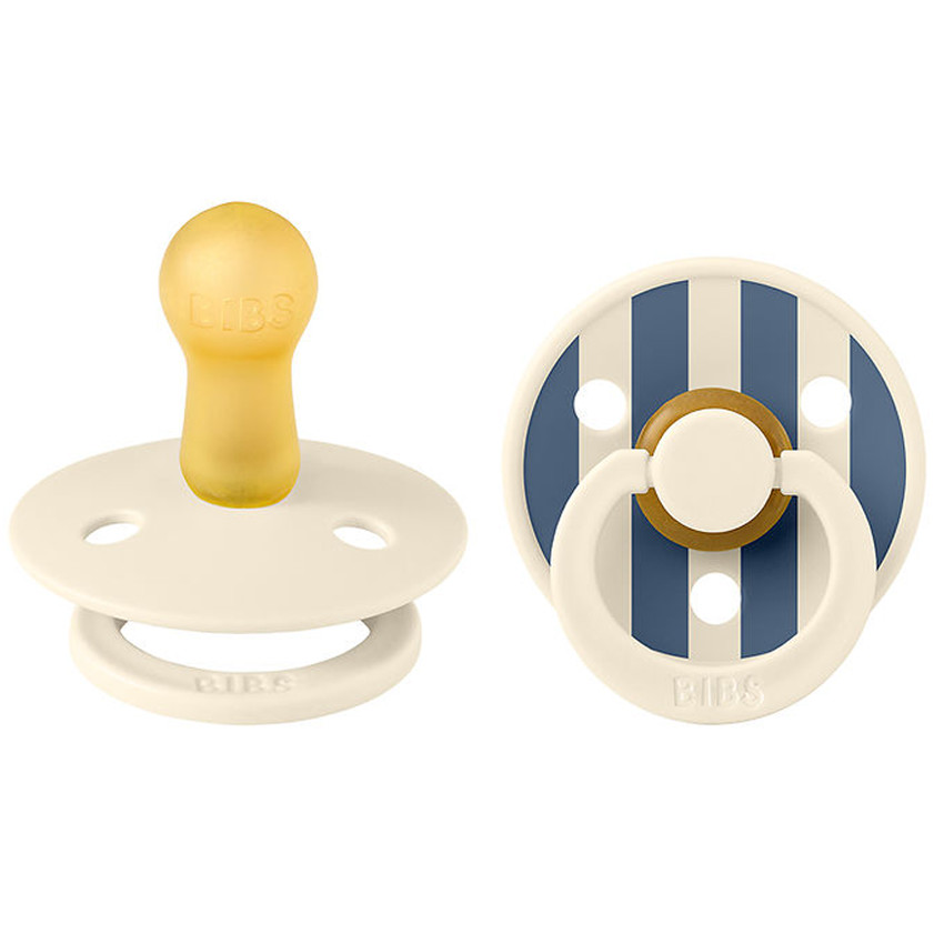 Lot de 2 sucettes Studio Colour Taille2 6+ mois - Ivory / Steel Blue Mix 