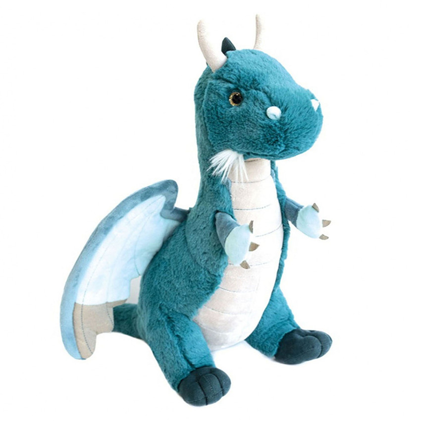 Peluche Grégoire Dragon Émeraude 40 cm 