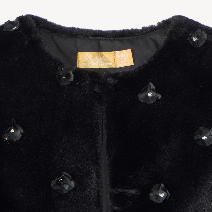 Gilet polaire fille sans manches 