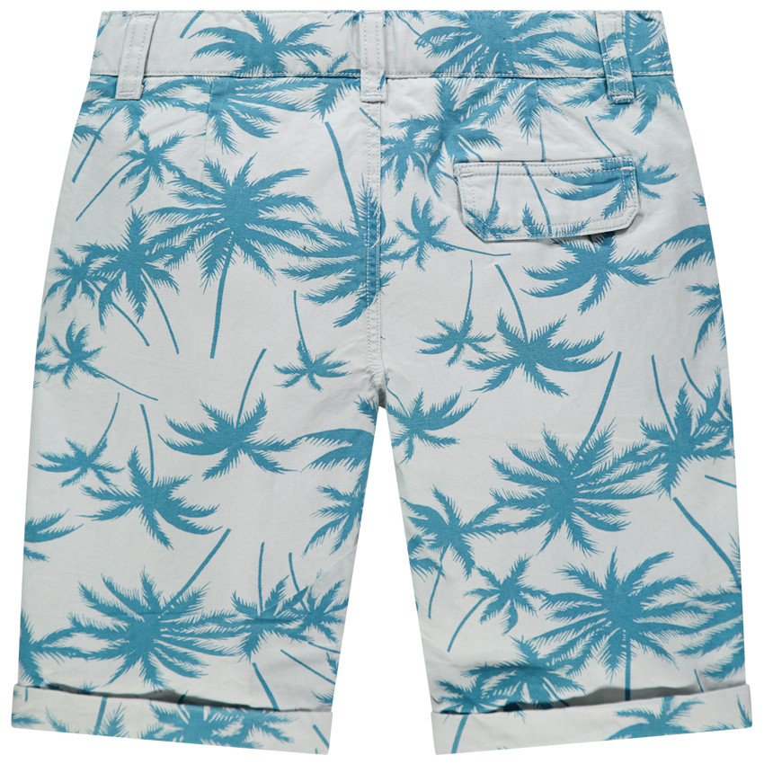 Bermuda à palmiers printés all-over 