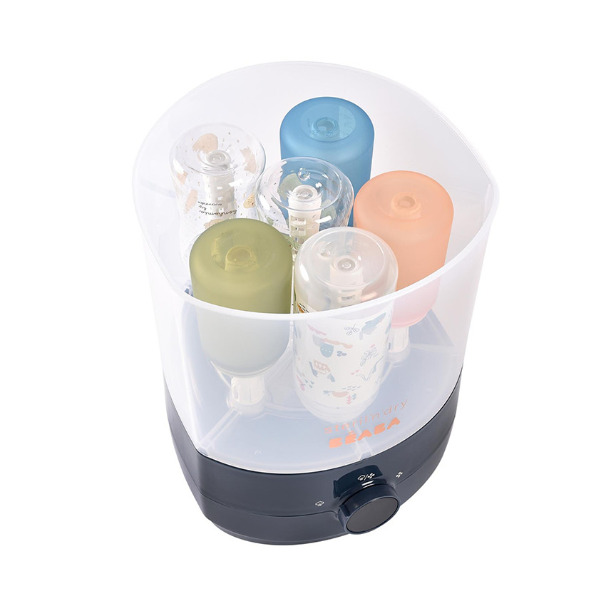 Stérilisateur électrique &#34;N&#34; Dry Night Blue avec séchage 2 en 1 - Gris (Beaba) - Image 1