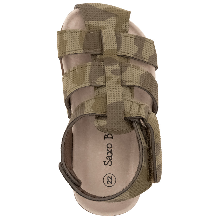 Sandales velcro imprimé camouflage pour bébé garçon 