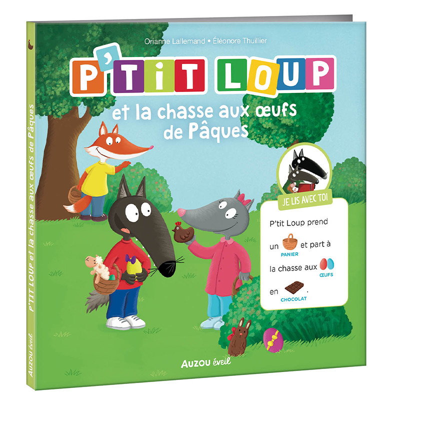 Livre "P'tit Loup et la chasse aux œufs de Pâques  3ans+ 
