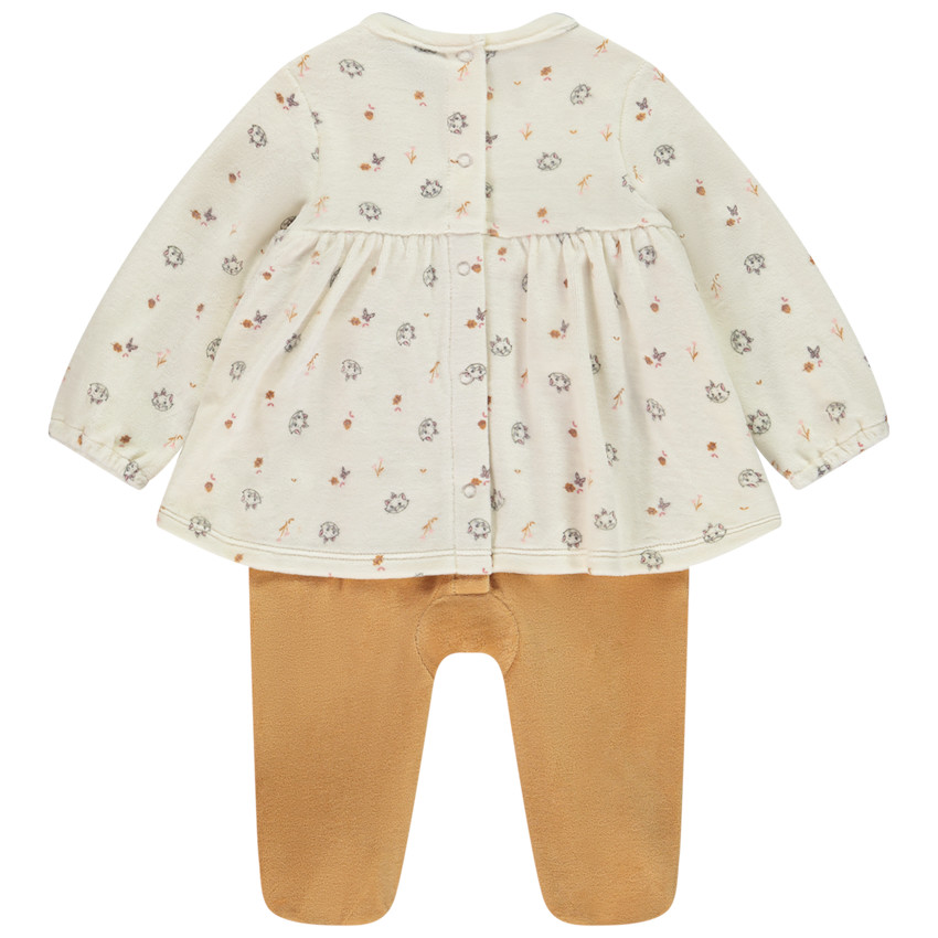 Dors-bien en velours effet 2 en 1 Marie Disney pour bébé fille 