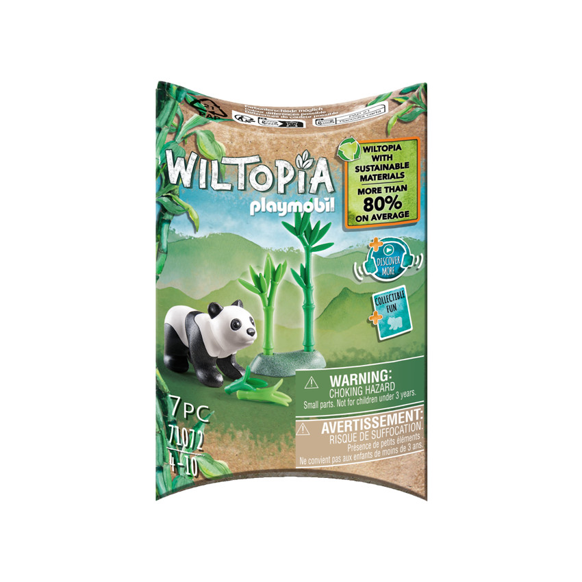 Figurine bébé panda - Wiltopia Main Figurine bébé panda - Wiltopia