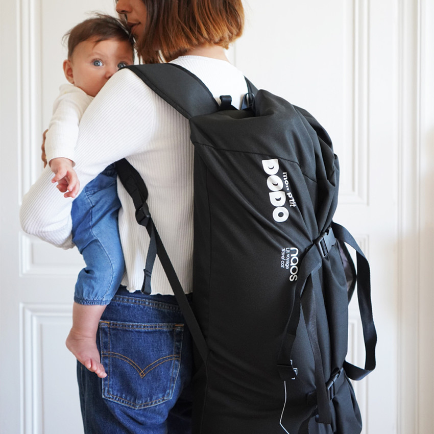 Lit parapluie nomade Naos bleu 