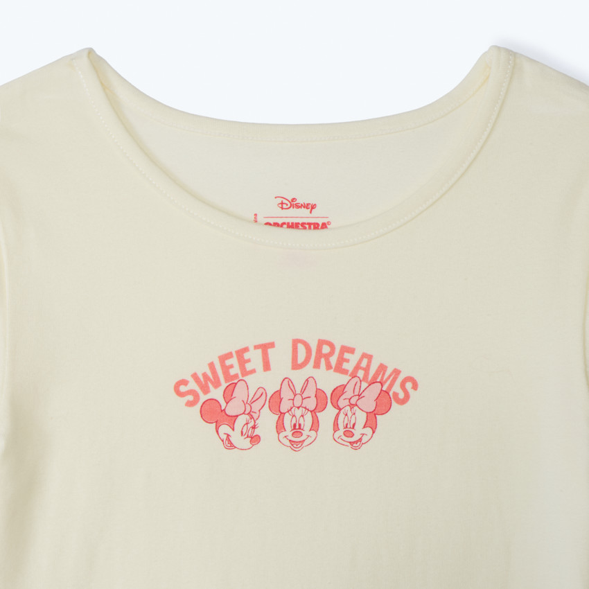 Lot de 3 maillots de corps manches courtes Minnie Disney pour fille 