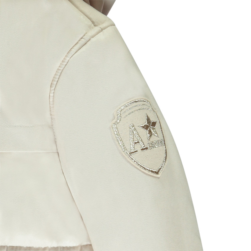 Parka déperlante à capuche effet fourrure pour fille 