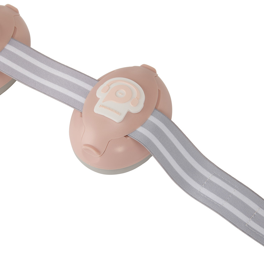 Casque anti-bruit pour bébé rose 