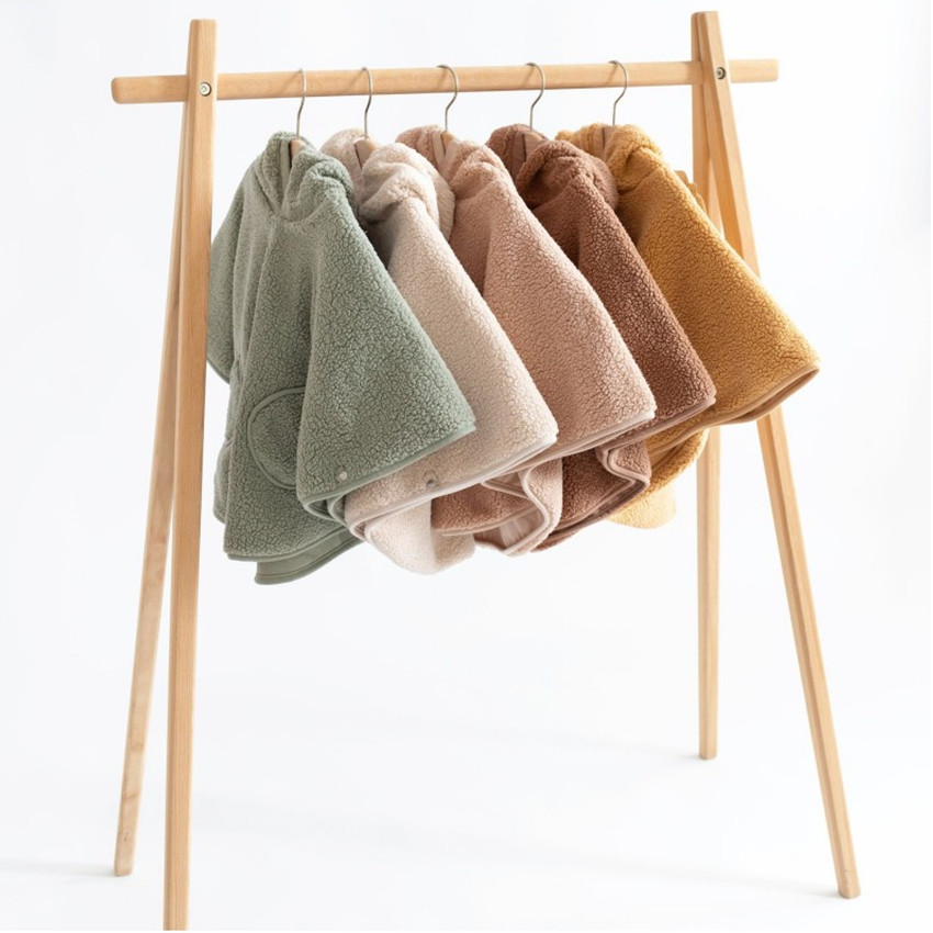 Poncho de voyage - Teddy+Pady jersey - Natural - 9/36 m 