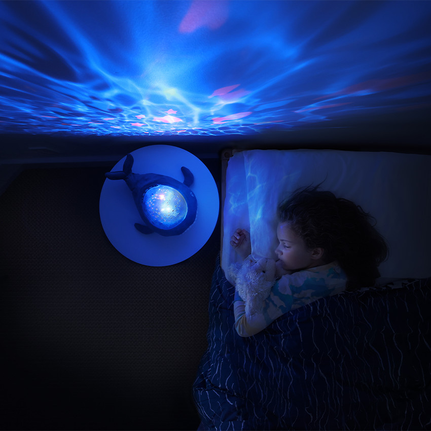 Projecteur baleine Aqua Dream bleu 