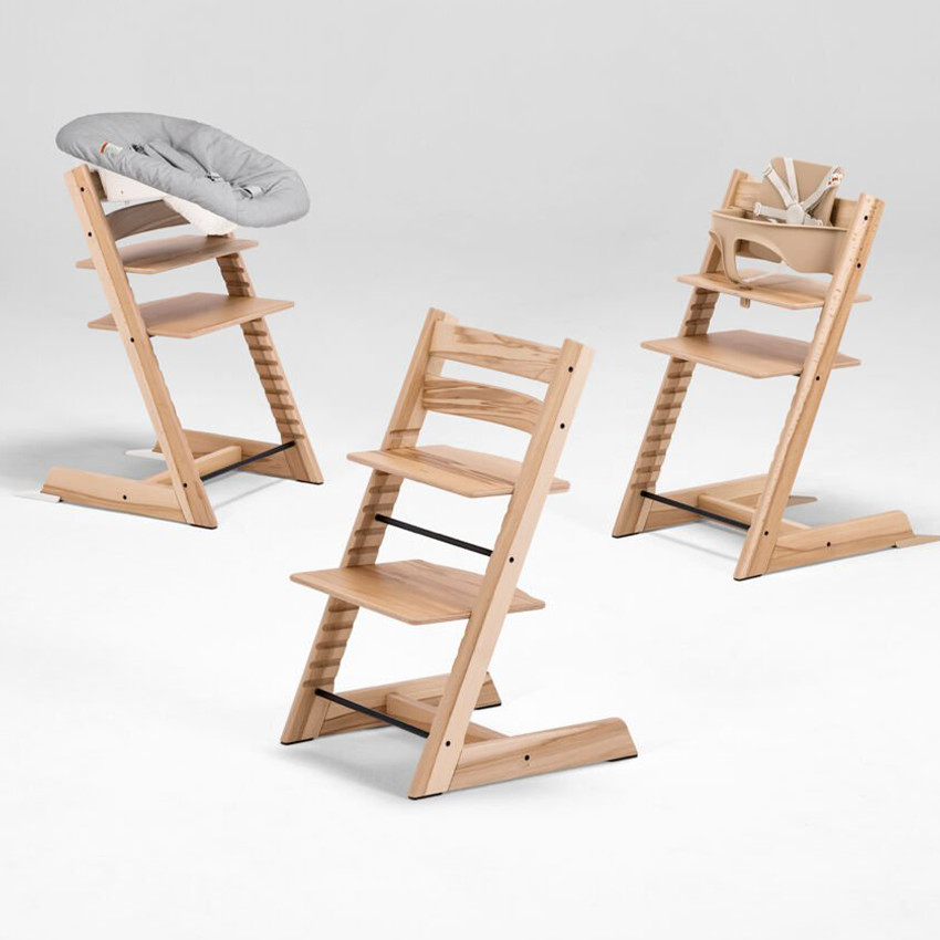Chaise haute Tripp Trapp évolutive Wild Wood - Bois d'hêtre (Stokke) - Image 2