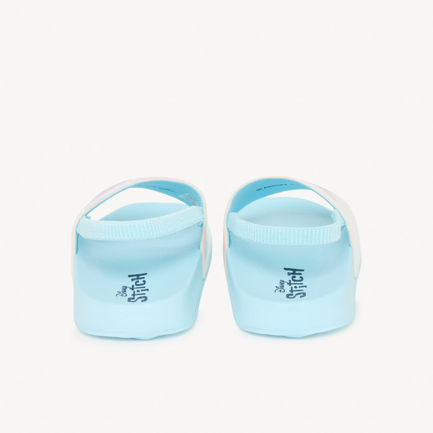 Claquettes iridescentes Stitch & Angel Disney pour fille - avec lanière selon la pointure 