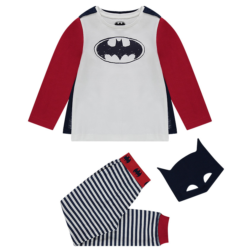Pyjama déguisement Warner Batman avec masque pour enfant garçon 
