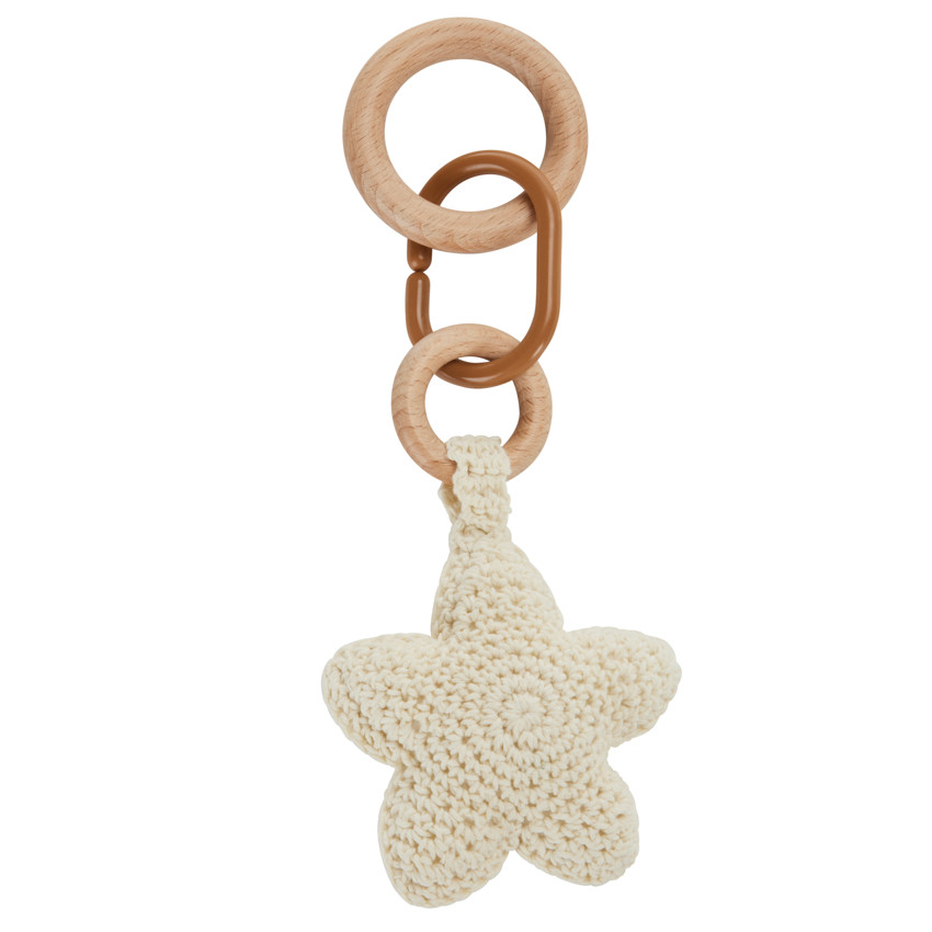 Set de 4 jouets pour arche Douce Hirondelle écru - Ecru (Combelle) - Image 1