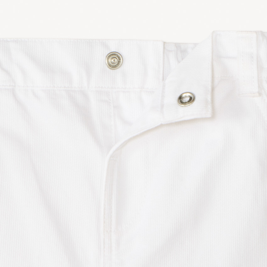 Bermuda style chino à fines rayures ton sur ton pour bébé garçon  