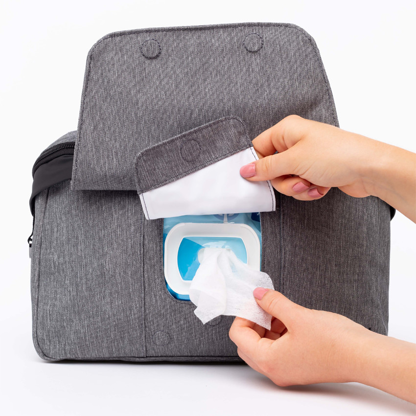 Sac à langer pour poussette Nik-Dom Gris 