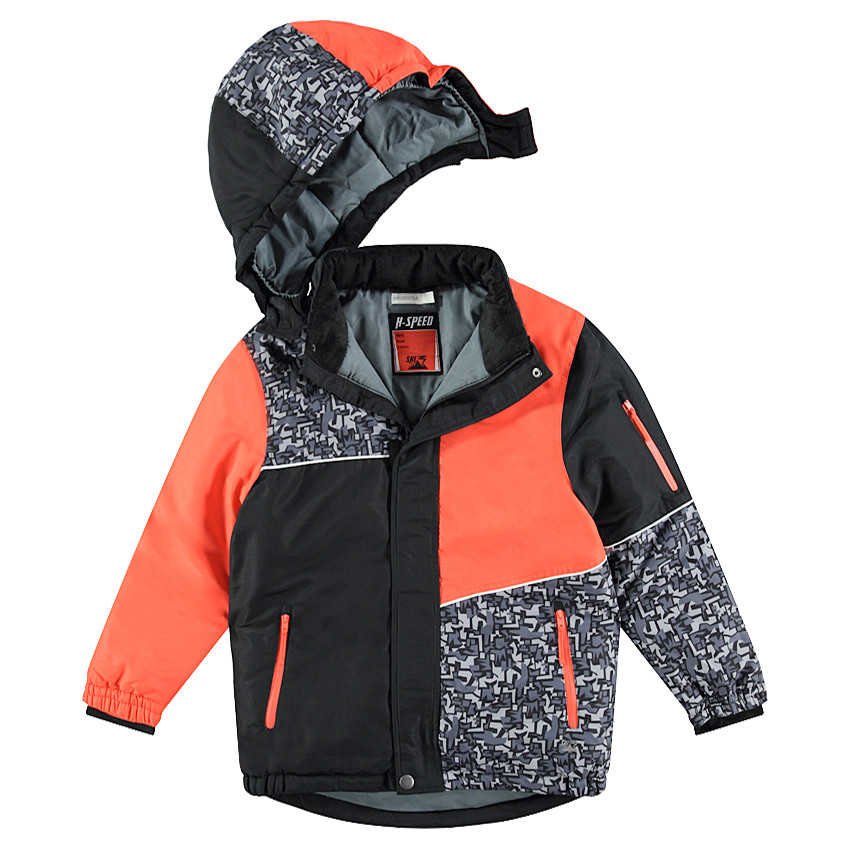 Junior Blouson de ski avec imprime graphique et poches zippees Orchestra