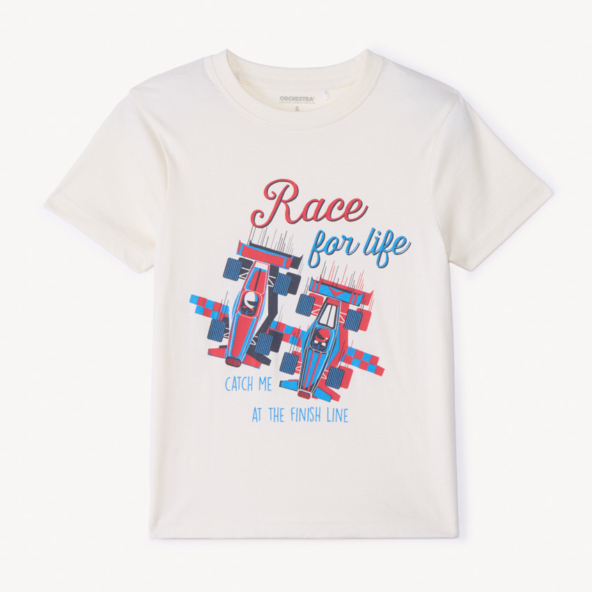 T-shirt manches courtes printé pour garçon 