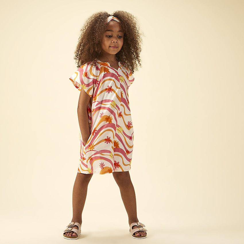 Bandeau effet croisé imprimé pop pour fille 