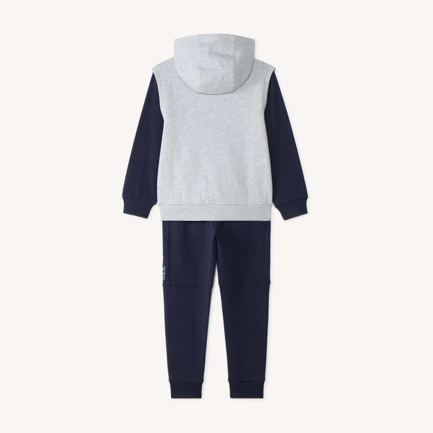 Ensemble jogging et sweat à capuche garçon colorblock 