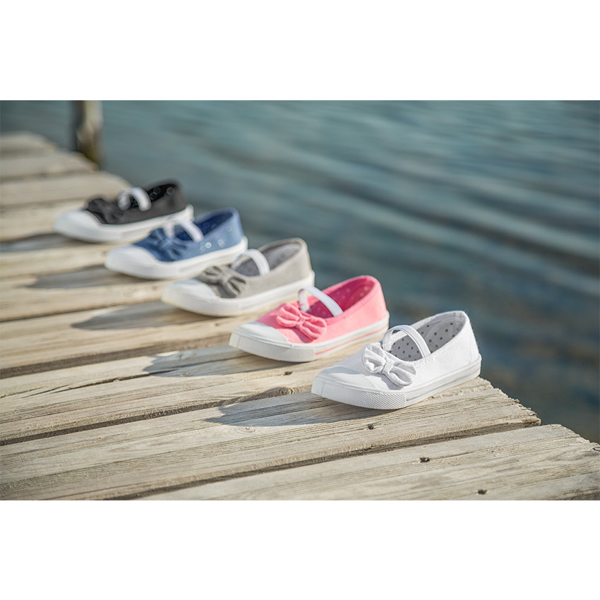 Babies en toile à élastique et noeud du 28 au 35 