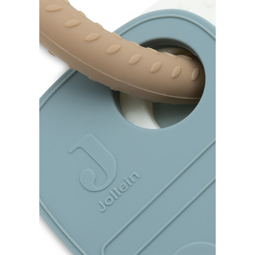 Anneau de dentition porte-clé On The Go Bleu 