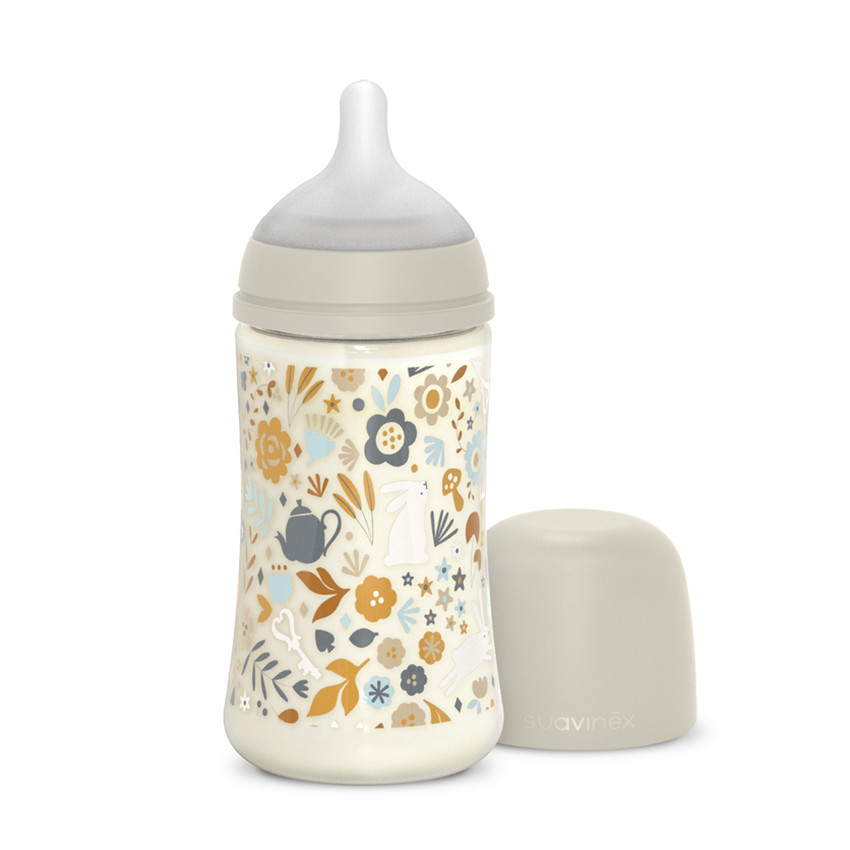 Biberon avec tétine symétrique SX Pro M 270ml Wonderland Beige 