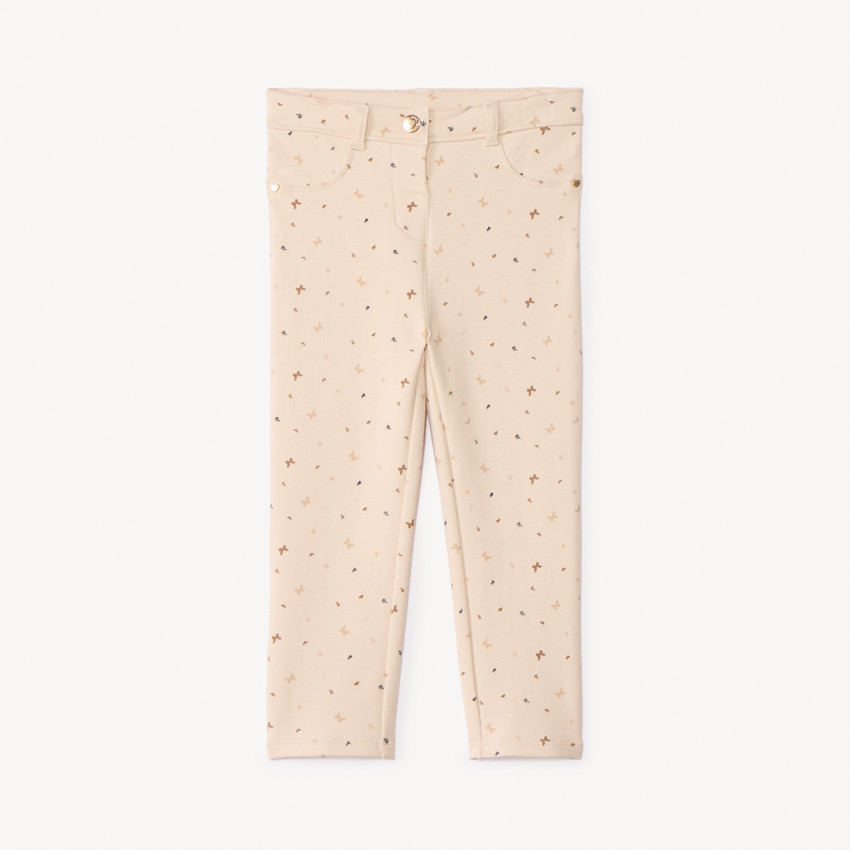Pantalon en molleton imprimé pour bébé fille