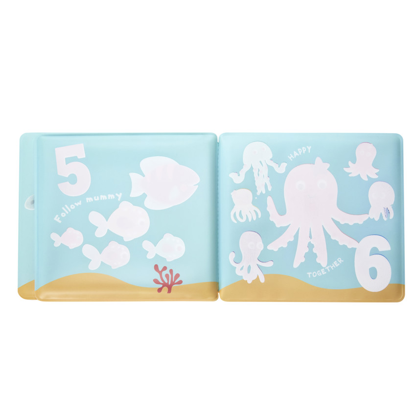 Livre de bain animaux Aloha 2.0 - Bleu (Prémaman) - Image 7