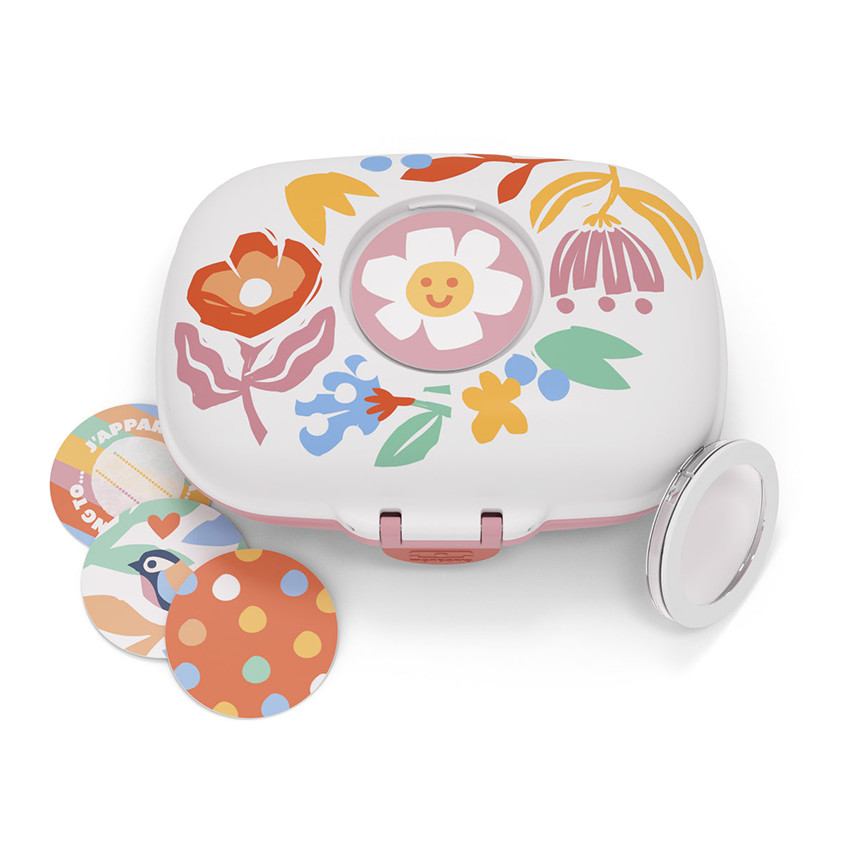 Lunchbox personnalisable 600ml Gram Graphic Papercut rose 