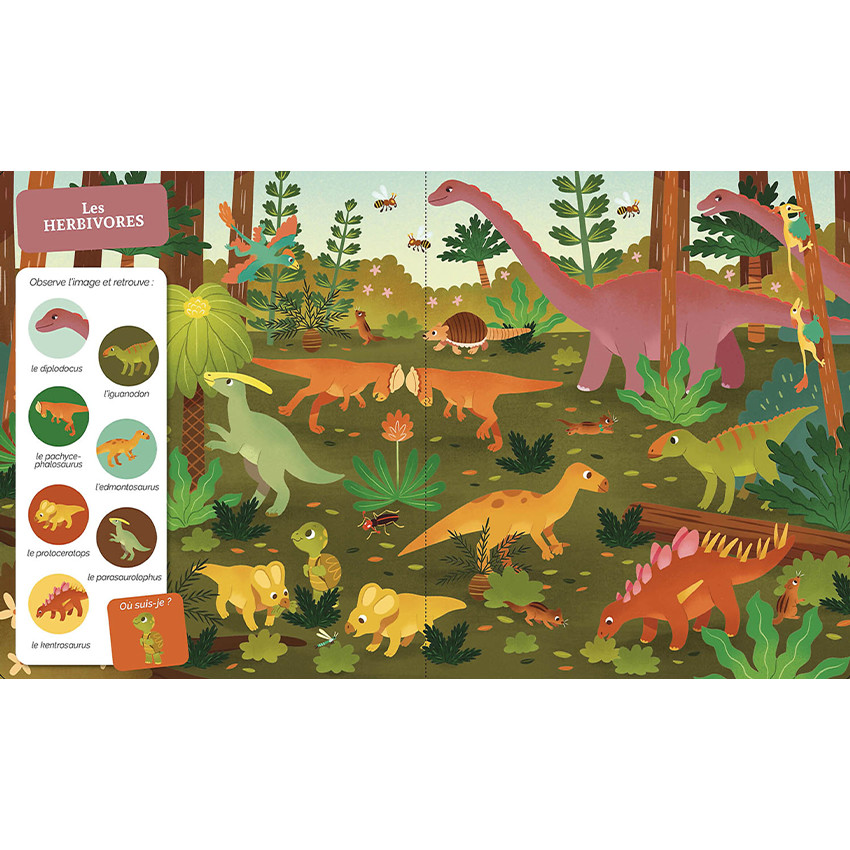 Livre "Cherche et trouve des tout-petits - Les dinosaures" 