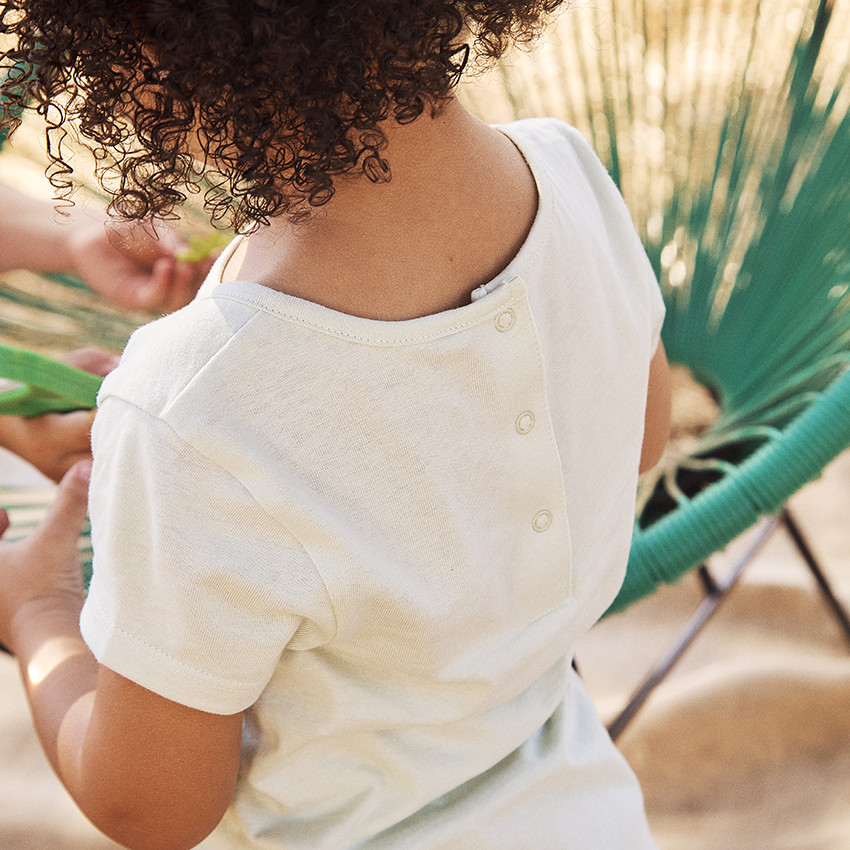 T-shirt manches courtes print fantaisie pour bébé fille 