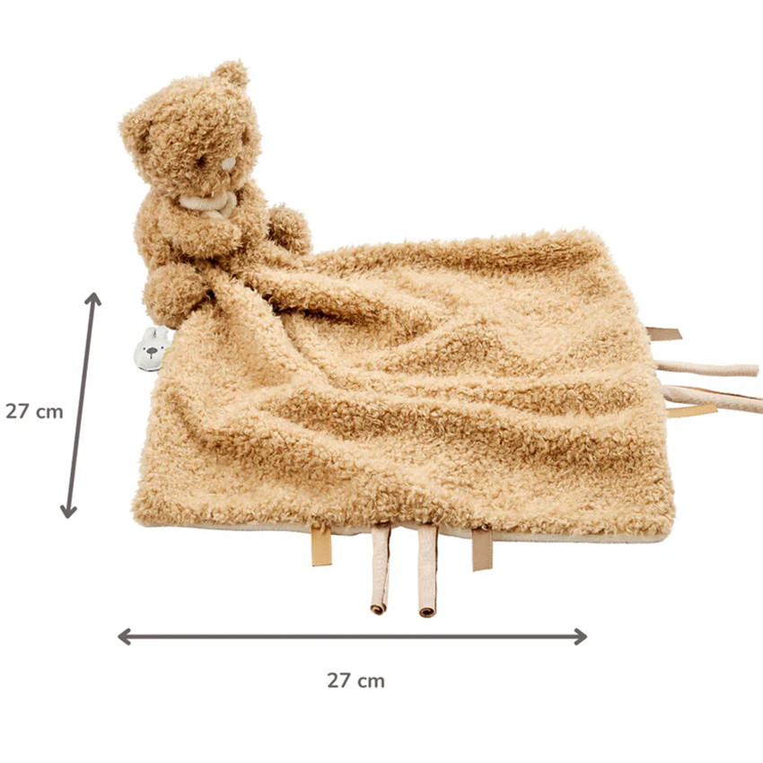 Doudou peluche ours - Teddy - Caramel  