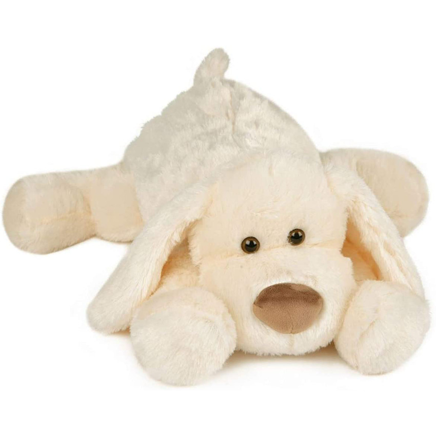 Peluche Chien Cookie 40 cm - Ecru Main Peluche Chien Cookie 40 cm - Ecru